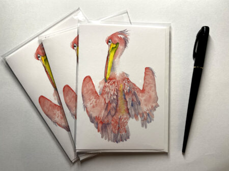 Card - 5" x 7" folded with envelope - Kelly