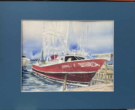 Watercolor original - 12" x 16" matted to 16" x 20" - "Double EE"